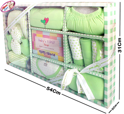 MOM CARE Newborn Baby Gift Set Has All Newborn Baby Essential Clothes in Baby Gift Set for or Girls Unisex 11 pcs Yellow