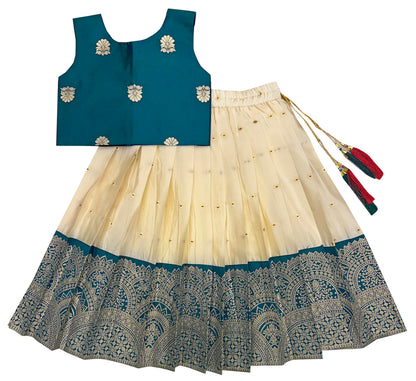 FELIZ THE DESIGNER STUDIO Girls Readymade Lehenga Choli Set