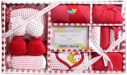 MOM CARE Newborn Baby Gift Set Has All Newborn Baby Essential Clothes in Baby Gift Set for or Girls Unisex 11 pcs Yellow