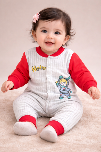 Adorable Cartoon Character Baby Onesie for Comfort & Style
