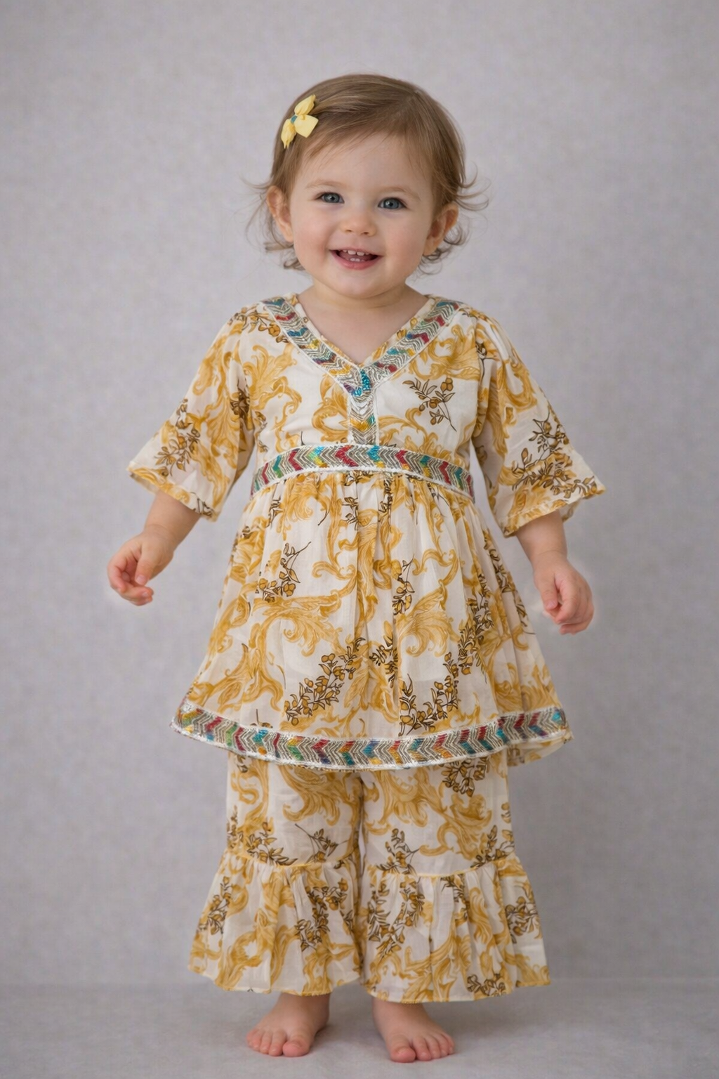 Elegant Floral Sarara Dress for Every Occasion