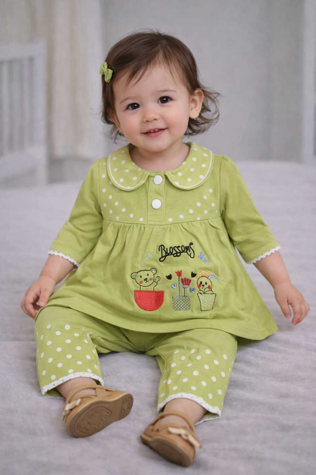 Adorable Baby top and pajama set