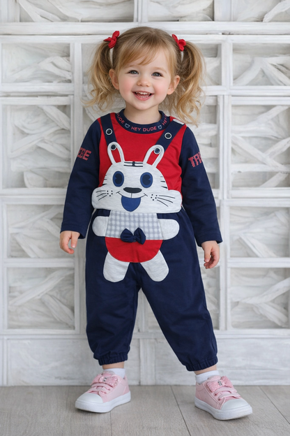Adorable Cartoon Animal Bodysuit for Kids