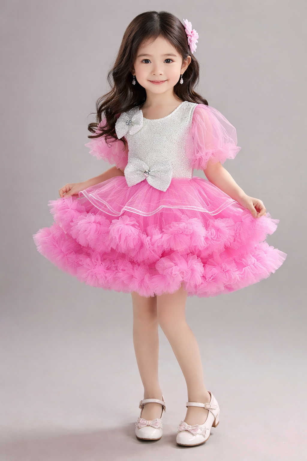 Charming Full Sleeve Frock for Girls - Stylish and Elegant Dresses