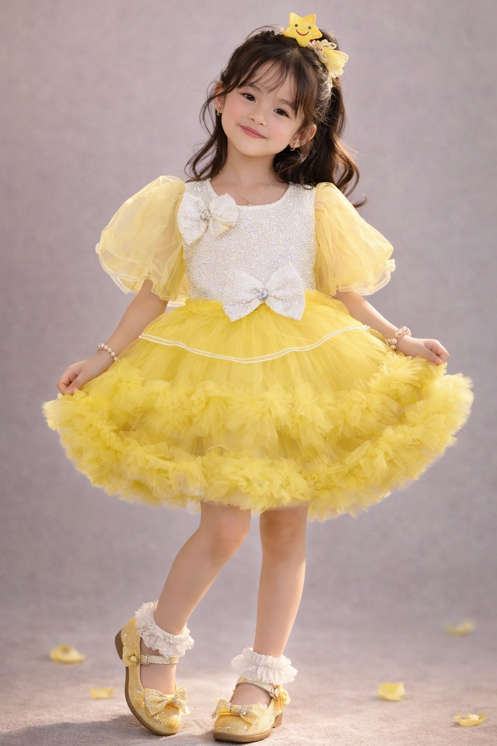 Charming Full Sleeve Frock for Girls - Stylish and Elegant Dresses
