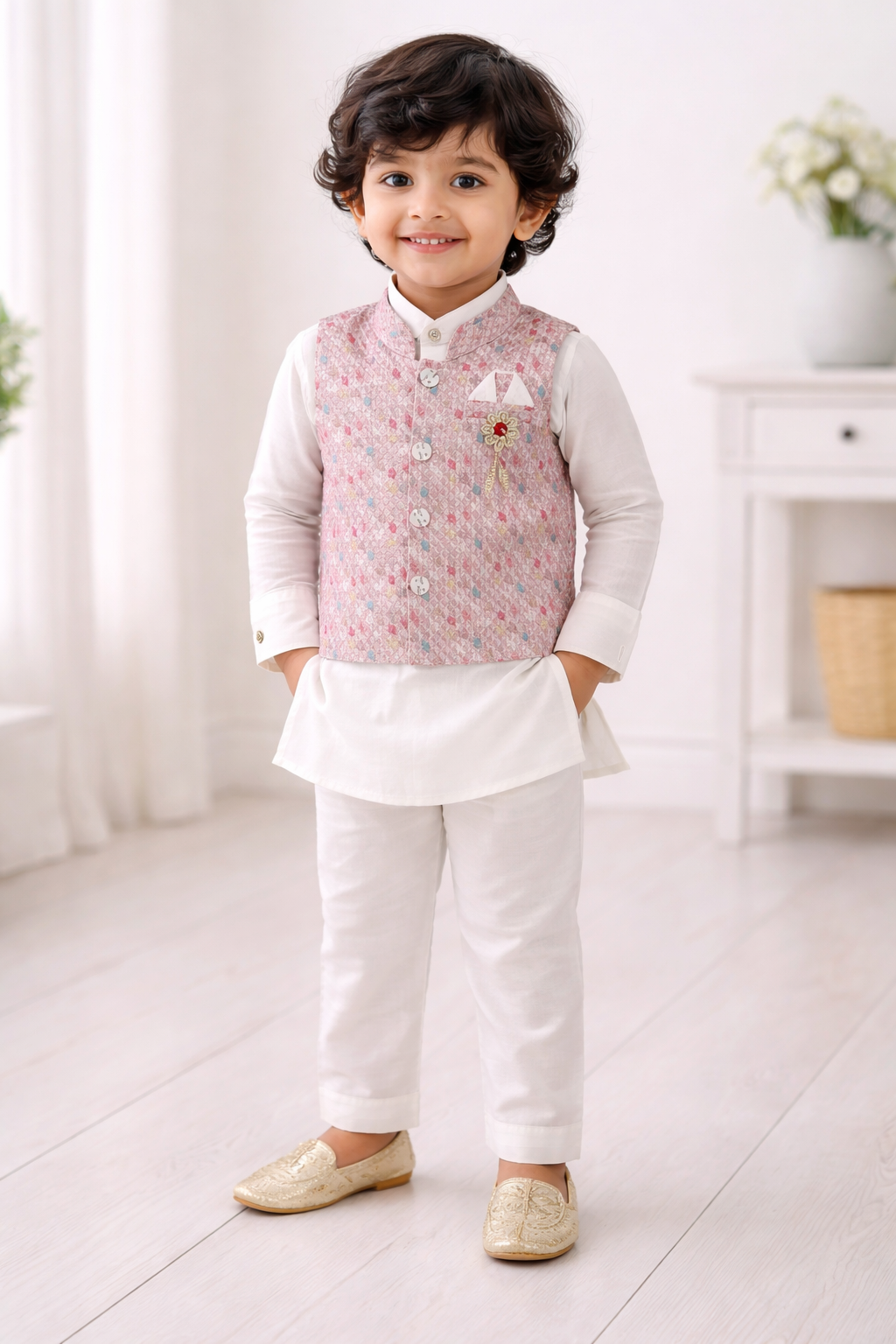 Charming Ethnic Wear For Kids - Kurta Pajama and Waist Coat for Every Occasion