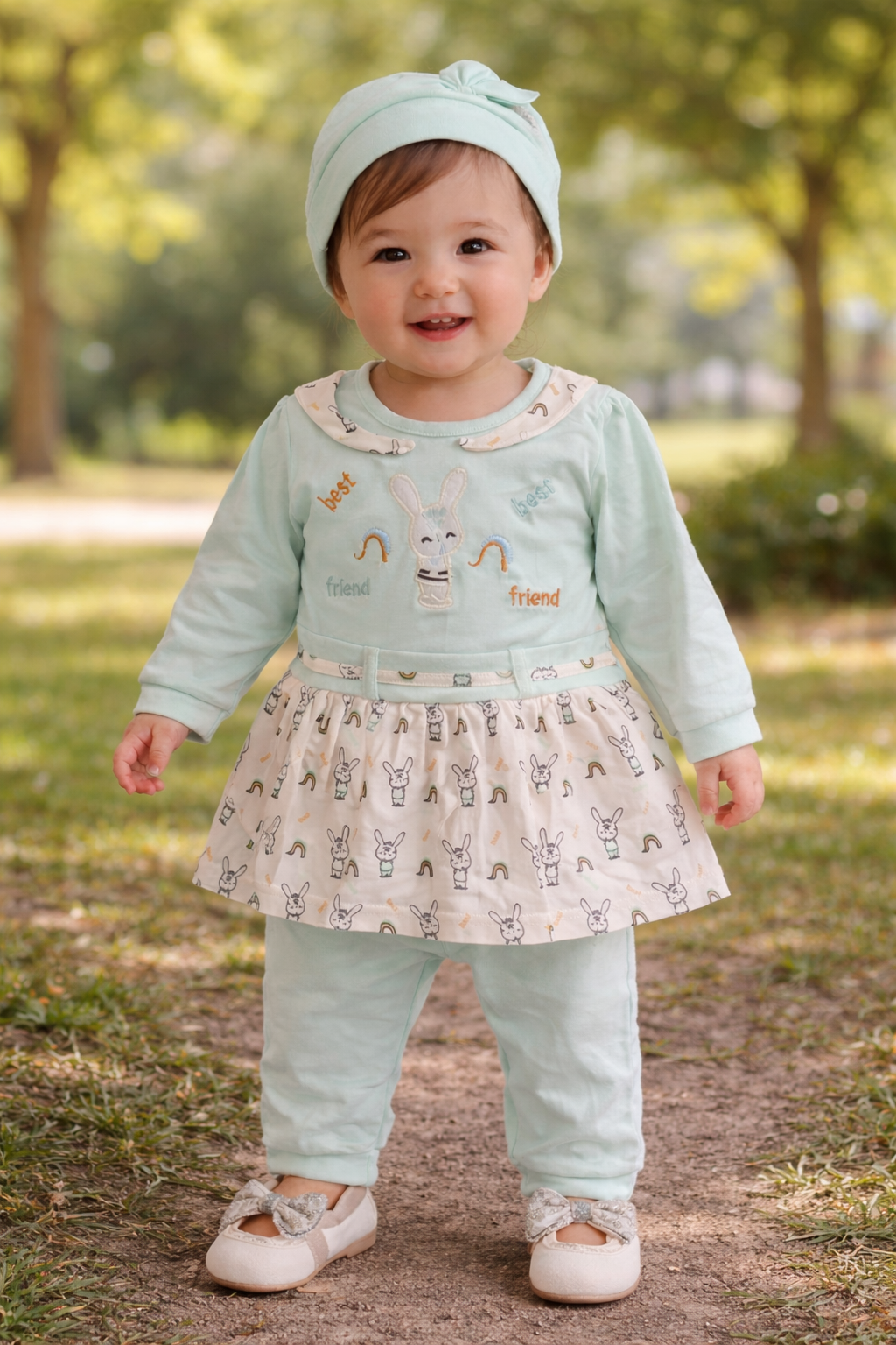 Adorable Baby Bunny Pajamas and Top for Little Ones