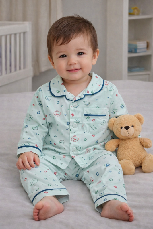 Adorable Baby night wear top and pajama set