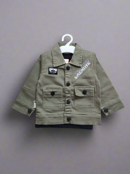 Creative jacket tshirt and jeans - 3 piece set for boys - Bumblehugs