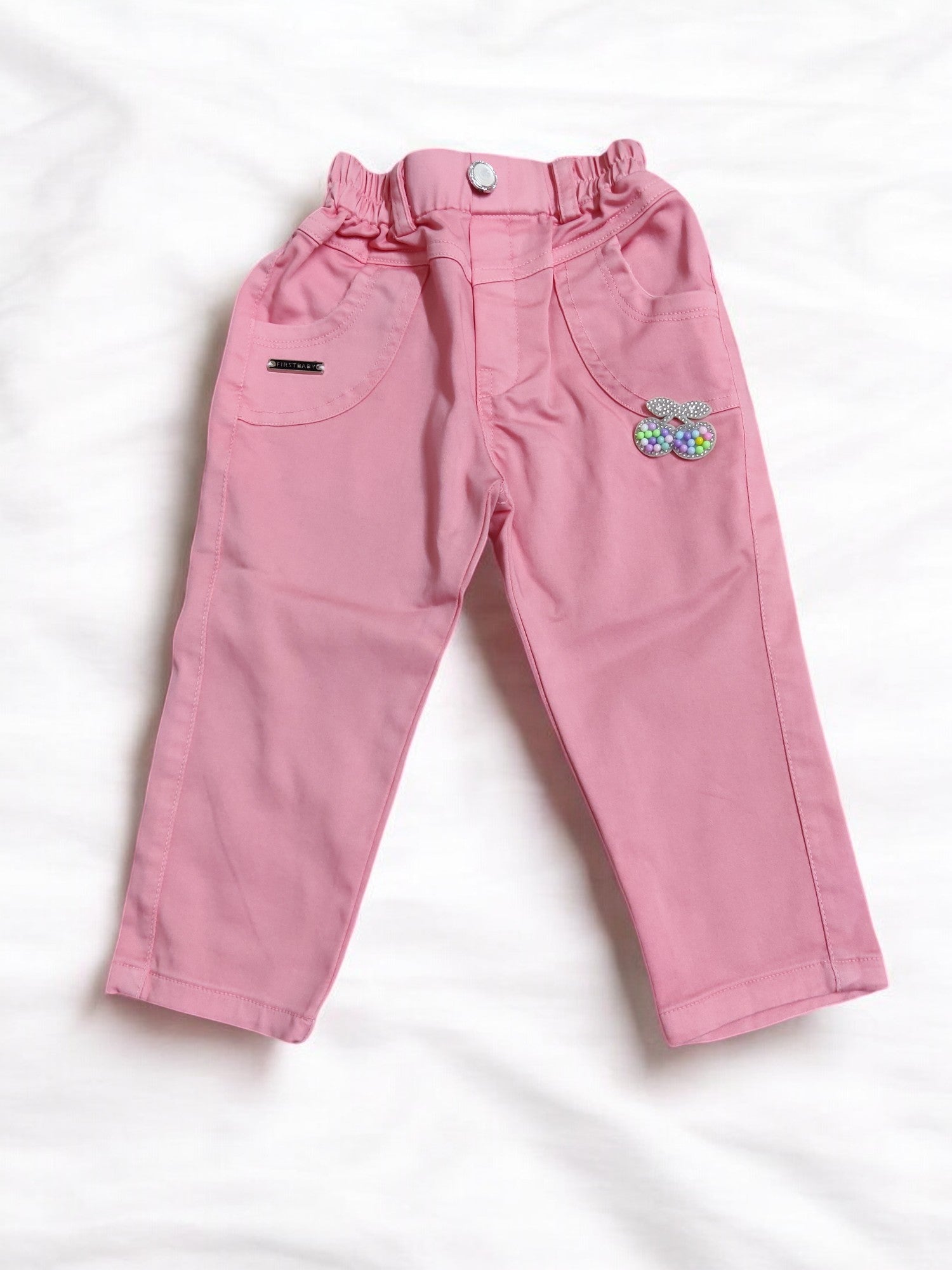 Multicolored Children's Clothing Set with top and jeans, Perfect for birthday, wedding - Bumblehugs
