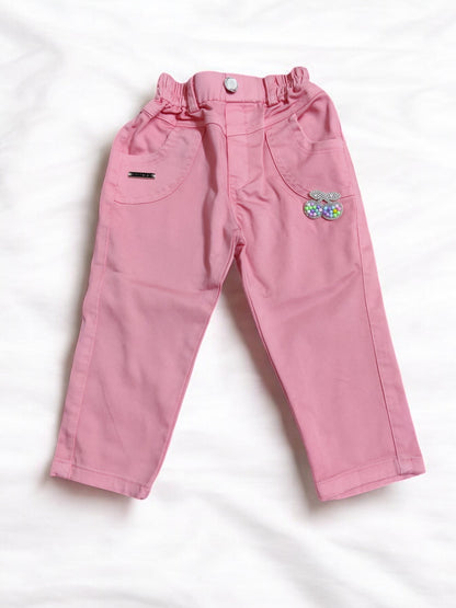Multicolored Children's Clothing Set with top and jeans, Perfect for birthday, wedding - Bumblehugs