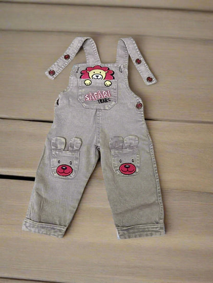 Adorable Kids Safari Dungaree