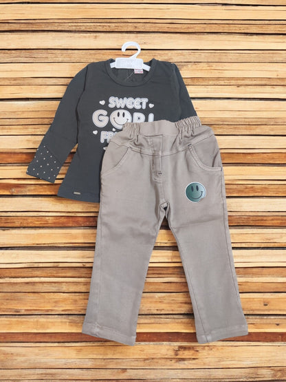 Adorable 'Sweet Girl Friends' kid's top and pajama set - Bumblehugs