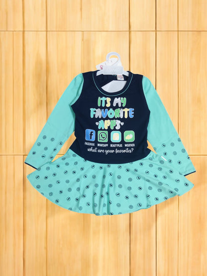 Trendy Kids' Clothing Top frock and pajama set - Bumblehugs