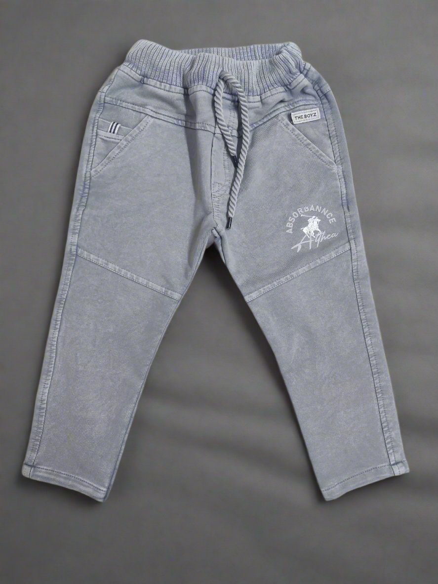 Trendy Light Blue Graphic top and Jeans set - Bumblehugs