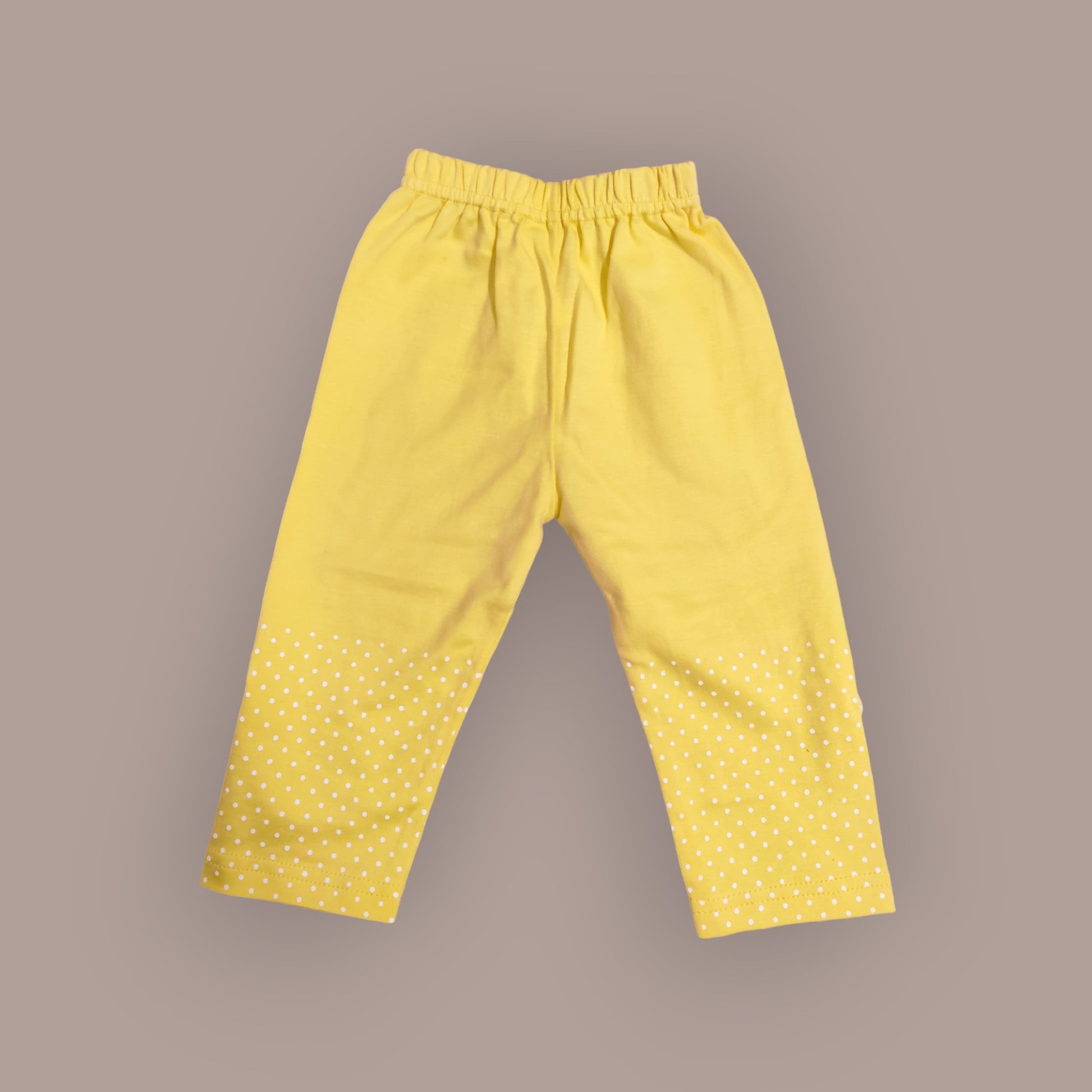 Cozy Girls' frock top and Pajama Set with Polka Dots - Bumblehugs
