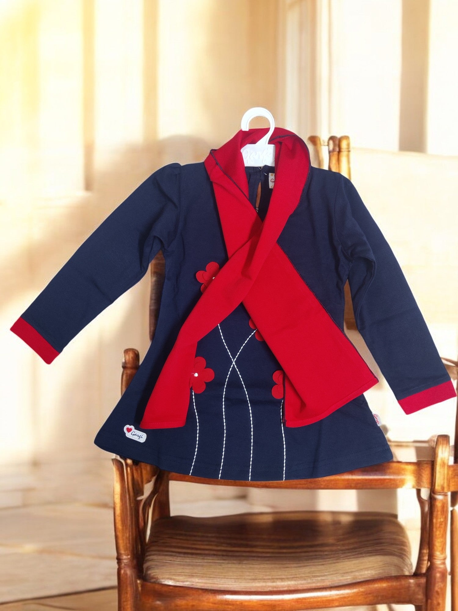 Charming Ensemble for Girls, classic full sleeve top and pajama set - Bumblehugs