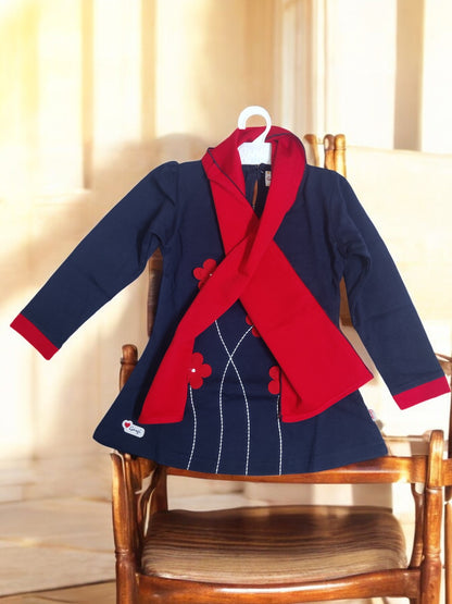 Charming Ensemble for Girls, classic full sleeve top and pajama set - Bumblehugs
