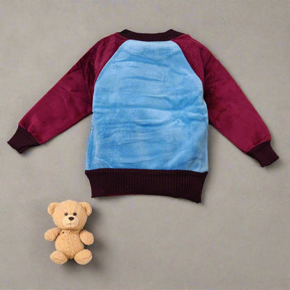 Adorable Teddy Bear Long Sleeve Sweater for Cozy Style