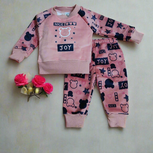 Cozy Pink Bear Full Sleeve Set for Every Occasion