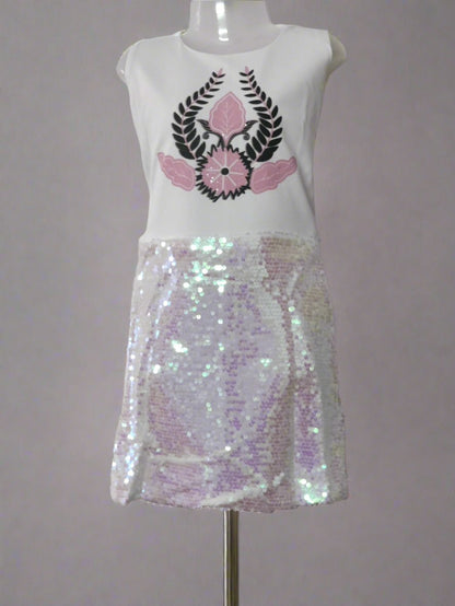 Full Sleeve Party Dress for Girls - Elegant Party Wear