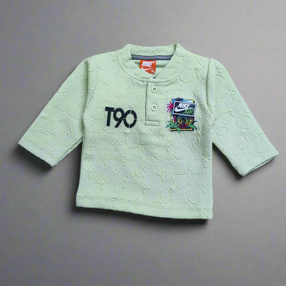 Nike Light Green Kids' top and pajama set