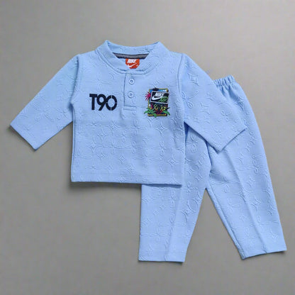 Nike Light Green Kids' top and pajama set