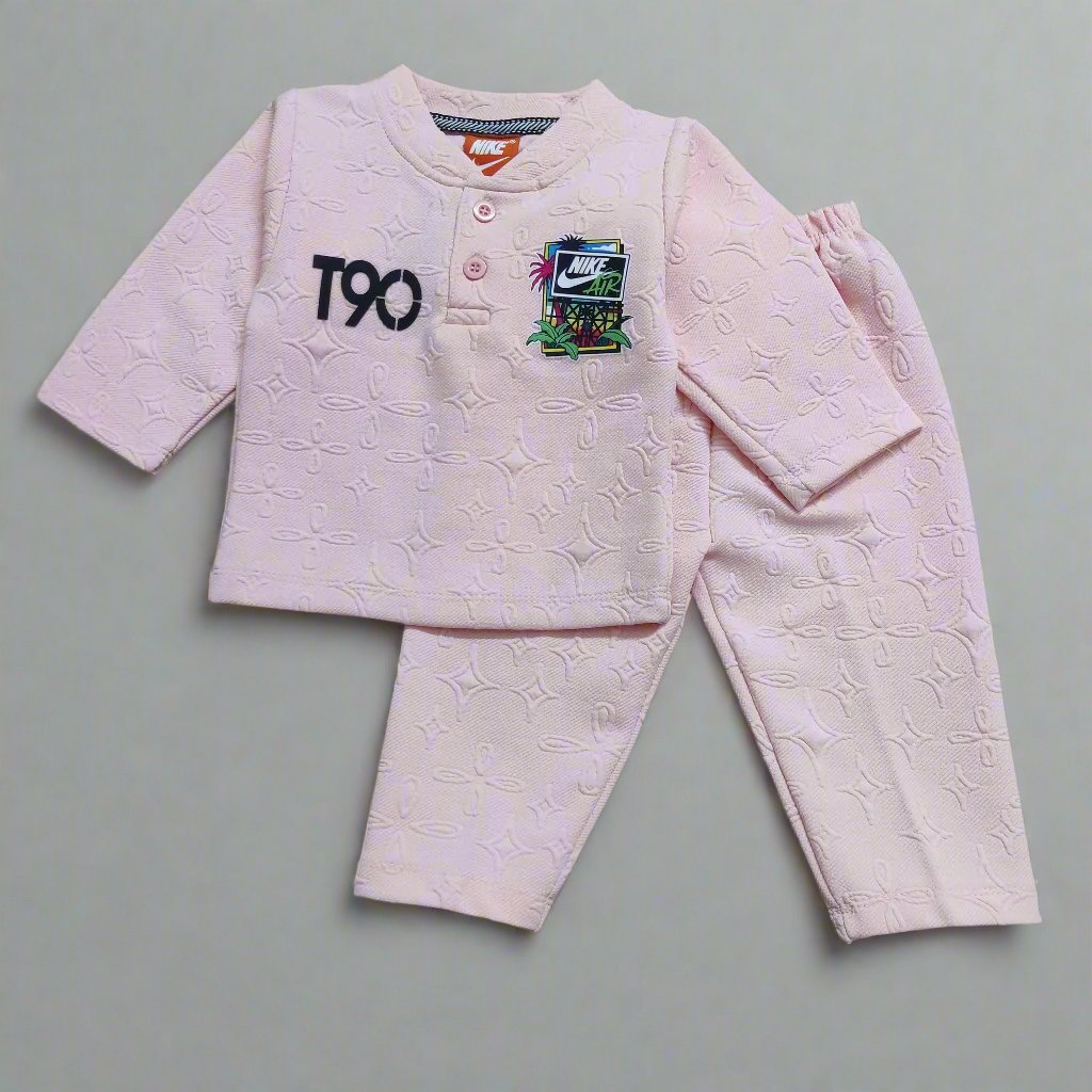 Nike Light Green Kids' top and pajama set