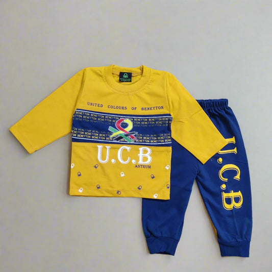 Trendy U.C.B Antrum Outfit Tshirt and Pajama set