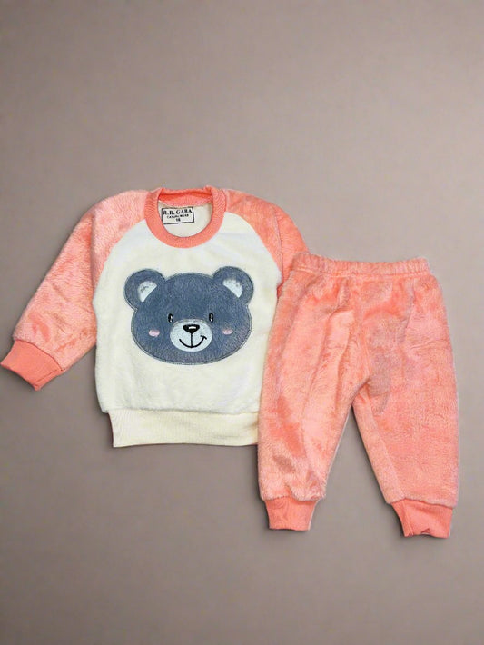 Cozy Bear Fleece Winter Clothing Set for Kids