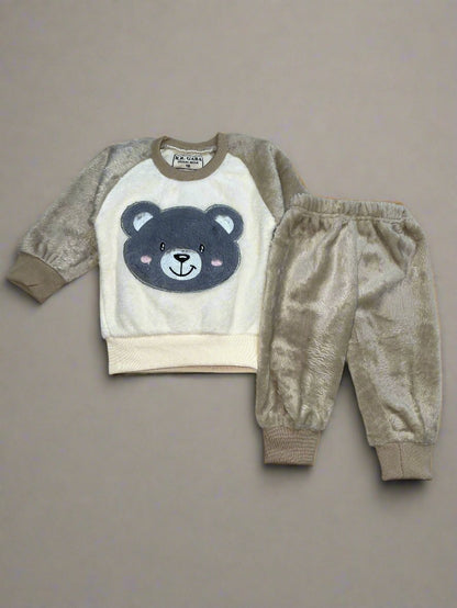 Cozy Bear Winter Pajamas - Fleece Top and Pajamas for Everyone