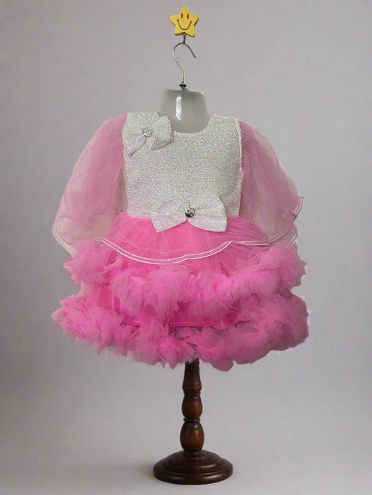 Charming Full Sleeve Frock for Girls - Stylish and Elegant Dresses