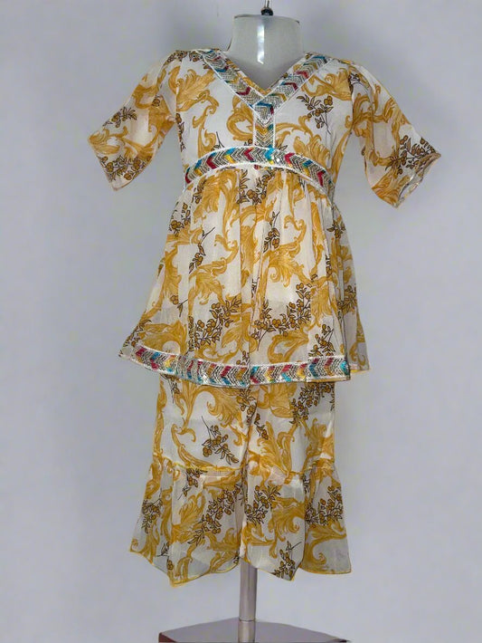 Elegant Floral Sarara Dress for Every Occasion
