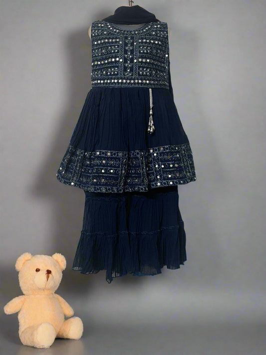 Elegant Traditional Sarara Dress for Girls - Stylish and Timeless