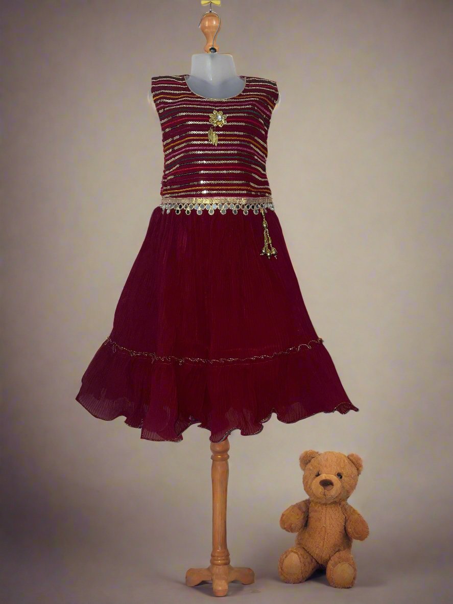 Charming Sleeveless Girls Frock for Stylish Girls
