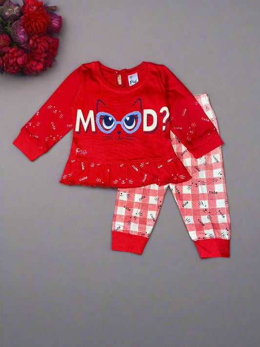 Full Sleeve top and pajama set for girls - Bumblehugs