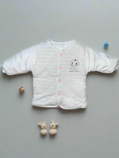 Adorable White and Pink Baby Clothing Set for 6-9 Month Baby