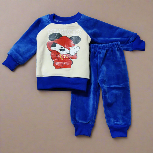 Adorable Mickey Mouse Kids Pajama Set - Top and Pajama Set for Kids