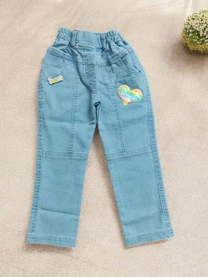 floral top and denim jeans set